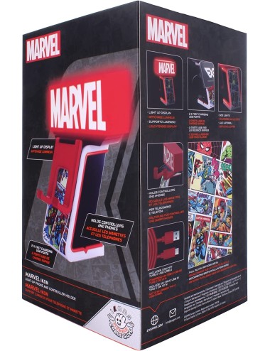 Suporte Cable Guy Ikon Marvel Logo Light Up