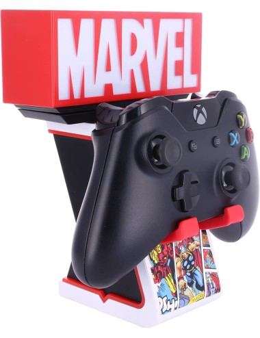 Suporte Cable Guy Ikon Marvel Logo Light Up