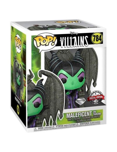 Figura POP Disney Villains Maleficent on Throne Diamond Exclusive