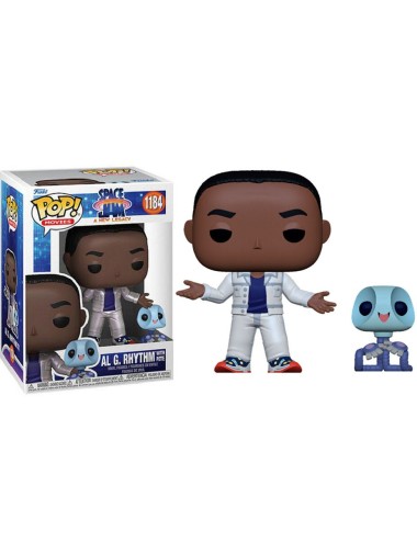 Figura POP Space Jam 2 AI G with Pete buddy Metallic