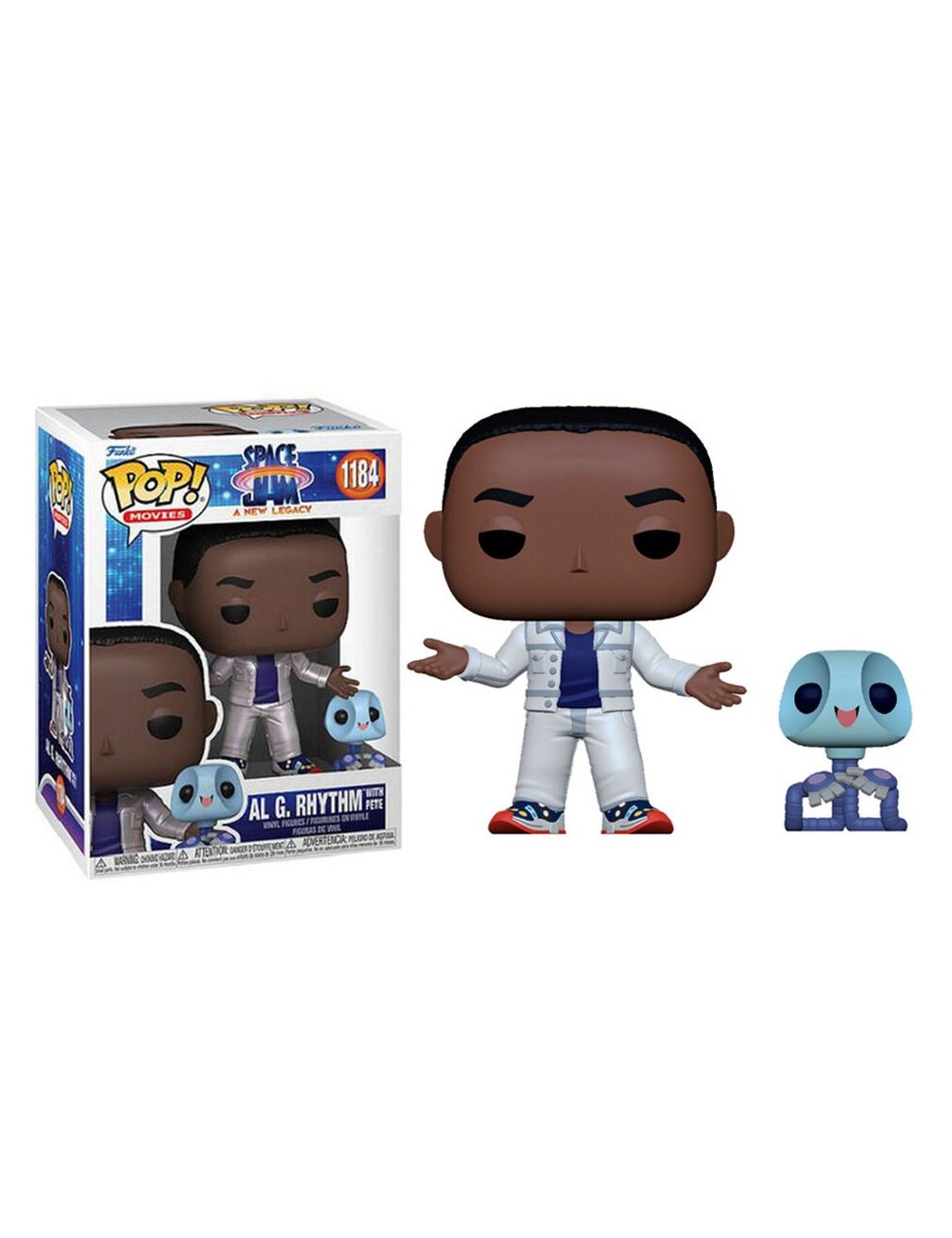 Figura POP Space Jam 2 AI G with Pete buddy Metallic