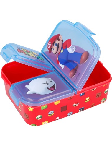 Lancheira Multi Compartimentos - Super Mario