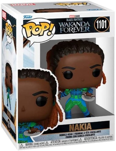 Funko Pop! Marvel: Black Panther Wakanda Forever - Nakia 1101 Bobble-Head