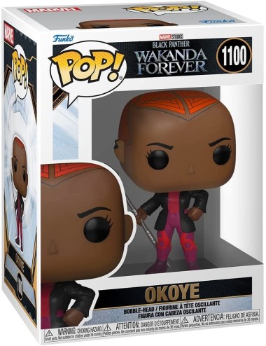 Funko Pop! Marvel: Black Panther Wakanda Forever - Okoye 1100 Bobble-Head