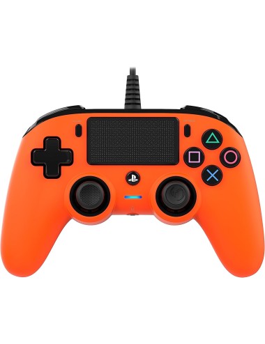 Comando PS4 Nacon Compact Controller - Laranja