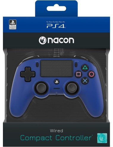 Comando PS4 Nacon Compact Controller - Azul