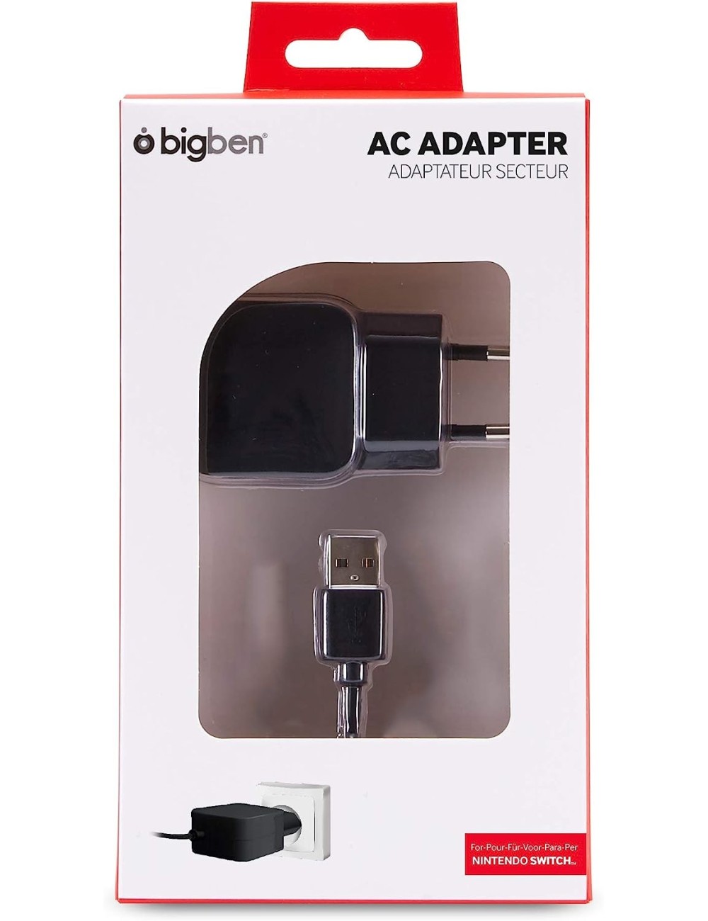 Carregador Big Ben USB-C 2.4A (1m) - Nintendo Switch 