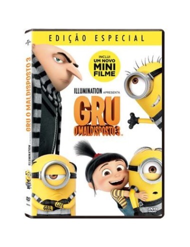 Filme DVD - Gru: O Maldisposto 3