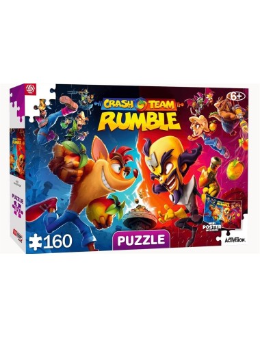 Puzzle Kids Good Loot - Crash Team Rumble: Heroes (160 Peças)