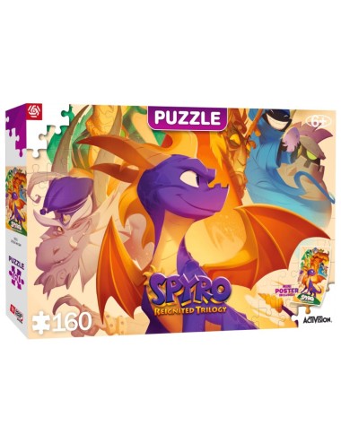 Puzzle Kids Good Loot - Spyro: Reignited Trilogy - Heroes (160 Peças)