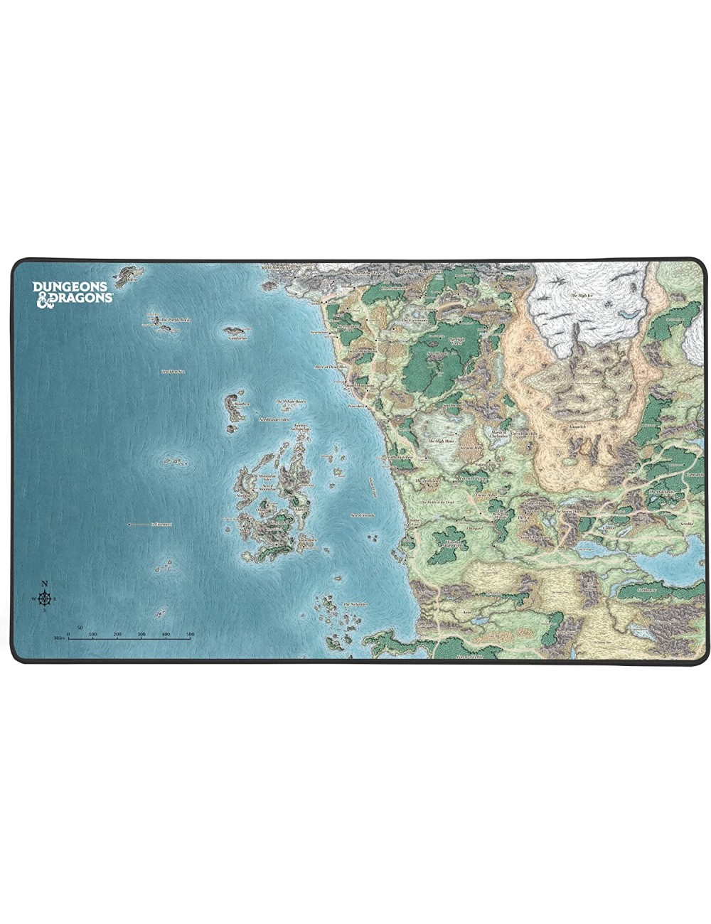 Tapete Rato XXL - Dungeons And Dragons: Faerun Map