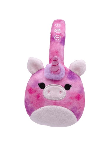 Auscultadores Bluetooth Lazerbuilt - Squishmallows: Lola the Unicorn Plush