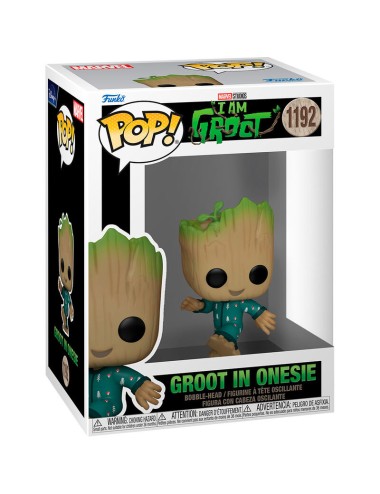 Funko Pop! Marvel: I am Groot - Groot in Onesie 1192 Bobble-Head Vinyl Figure