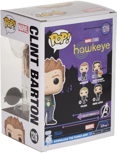 Funko Pop! Marvel: Hawkeye - Clint Barton (Special Edition) 1216 Bobble-Head Vinyl Figure