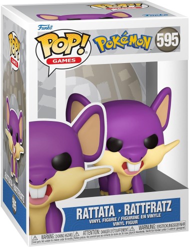 Figura Funko POP! Games: Pokemon - Rattata 595