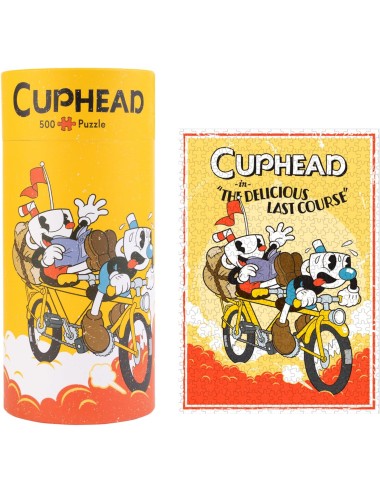 Puzzle 500 Peças - Cuphead "The Delicious Last Course"