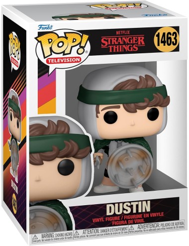 Figura Funko POP! Television: Stranger Things - Dustin (With Shield) 1463