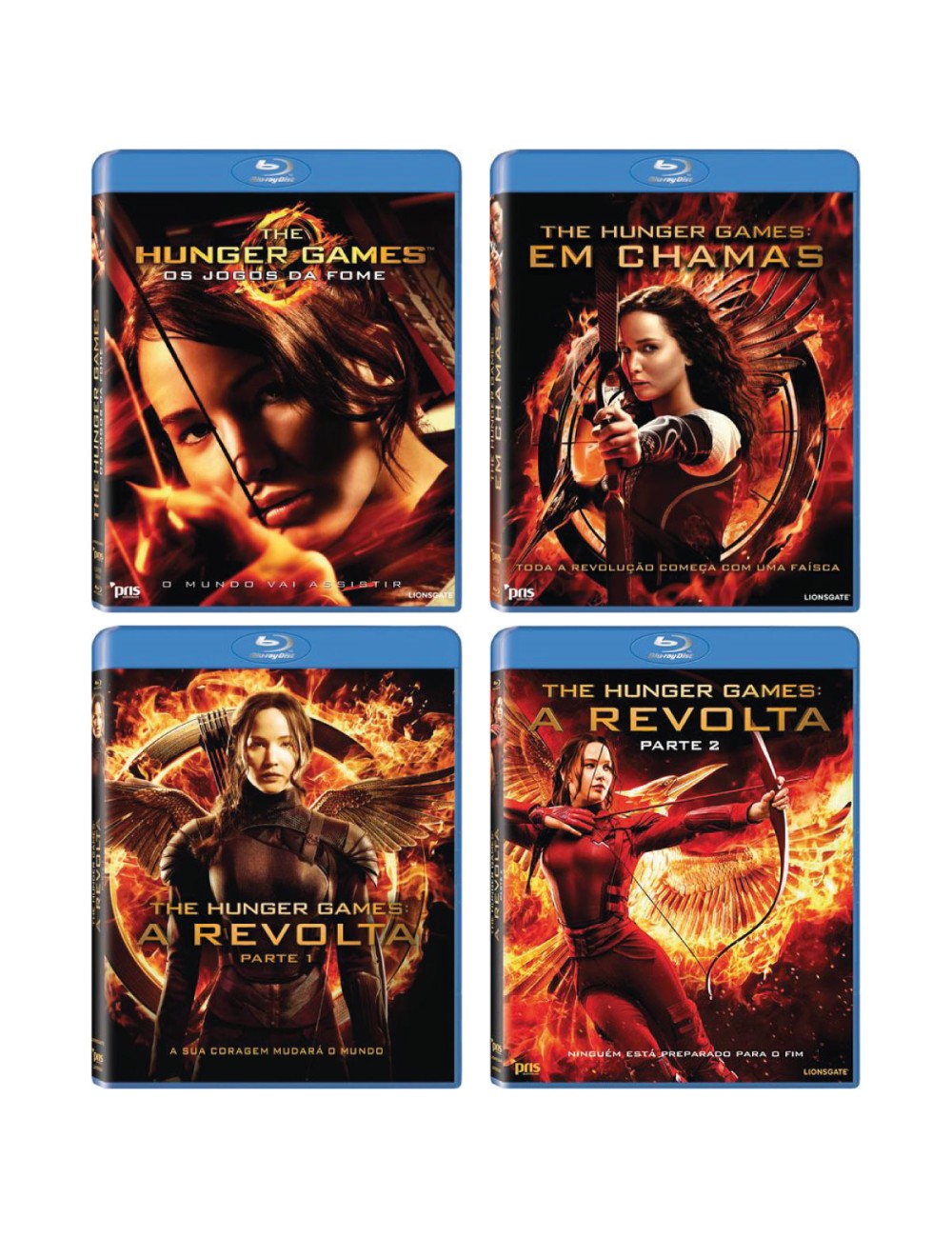 Filme Blu-Ray - Pack The Hunger Games (4 Filmes)