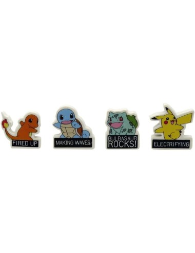 Set 4 Borrachas - Pokémon Starters