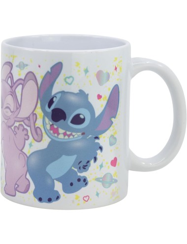 Caneca Cerâmica com Sublimação 325ml - Stitch Just Shake It