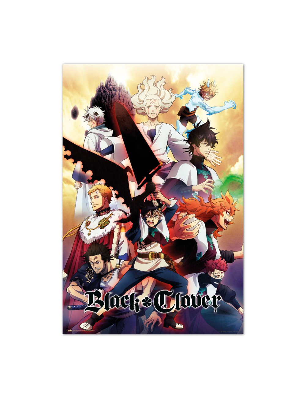 Poster Black Clover - Arco De La Reencarnacion