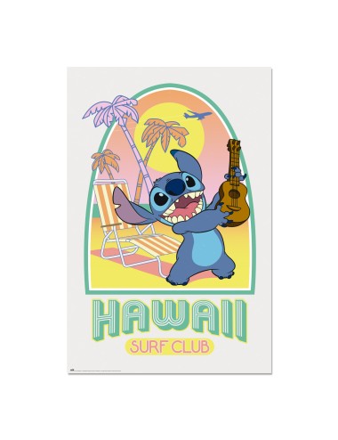Poster Stitch Hawaii Club Surf