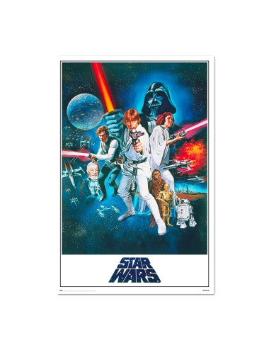 Poster Star Wars Classic A Guerra Das Galaxias