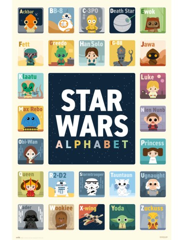 Poster Star Wars Alphabet