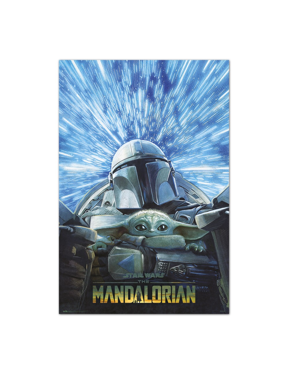Poster Star Wars The Mandalorian - Hyperspace