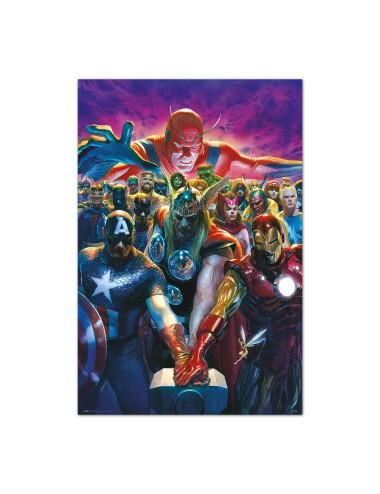Poster Marvel Los Vengadores - 10 By Alex Ross