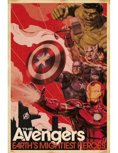 Poster Marvel Avengers Earths Mightiest Heroes