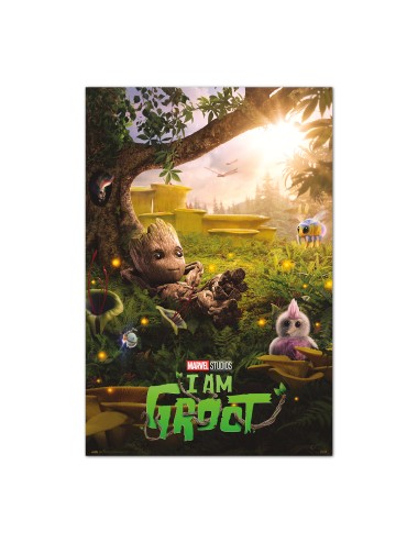 Poster Marvel Groot Chill Time