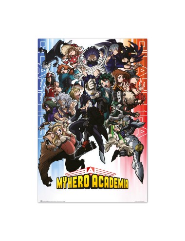 Poster My Hero Academia Class 1-A And Class 1-B
