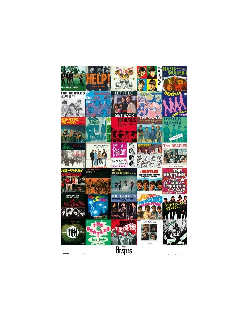 Poster Beatles- Singles