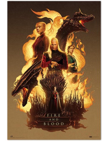 Poster Game of Thrones: House of the Dragon - Fire and Blood