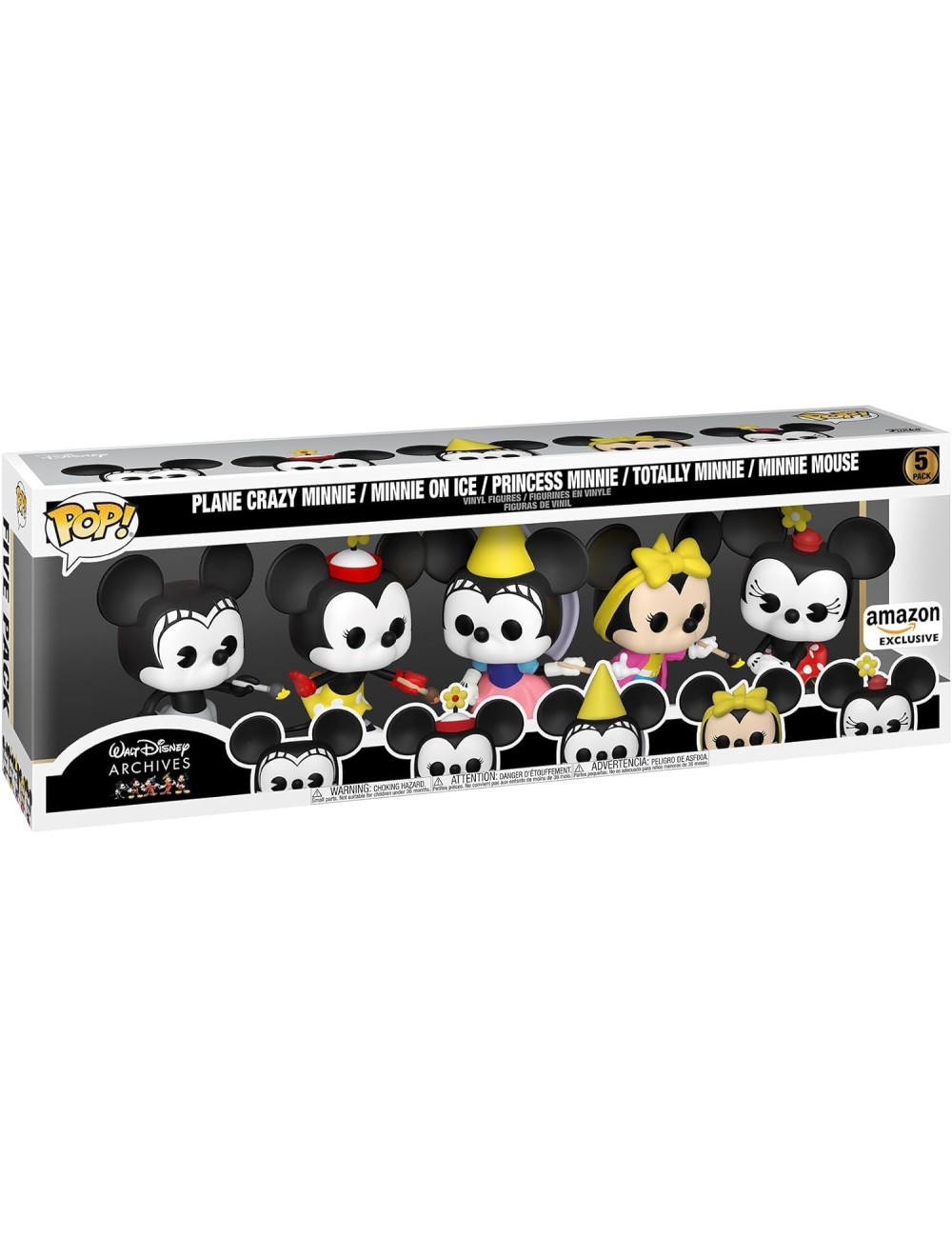 Funko POP! Disney: Walt Disney Archives - Minnie Mouse 5-Pack (Special Edition)