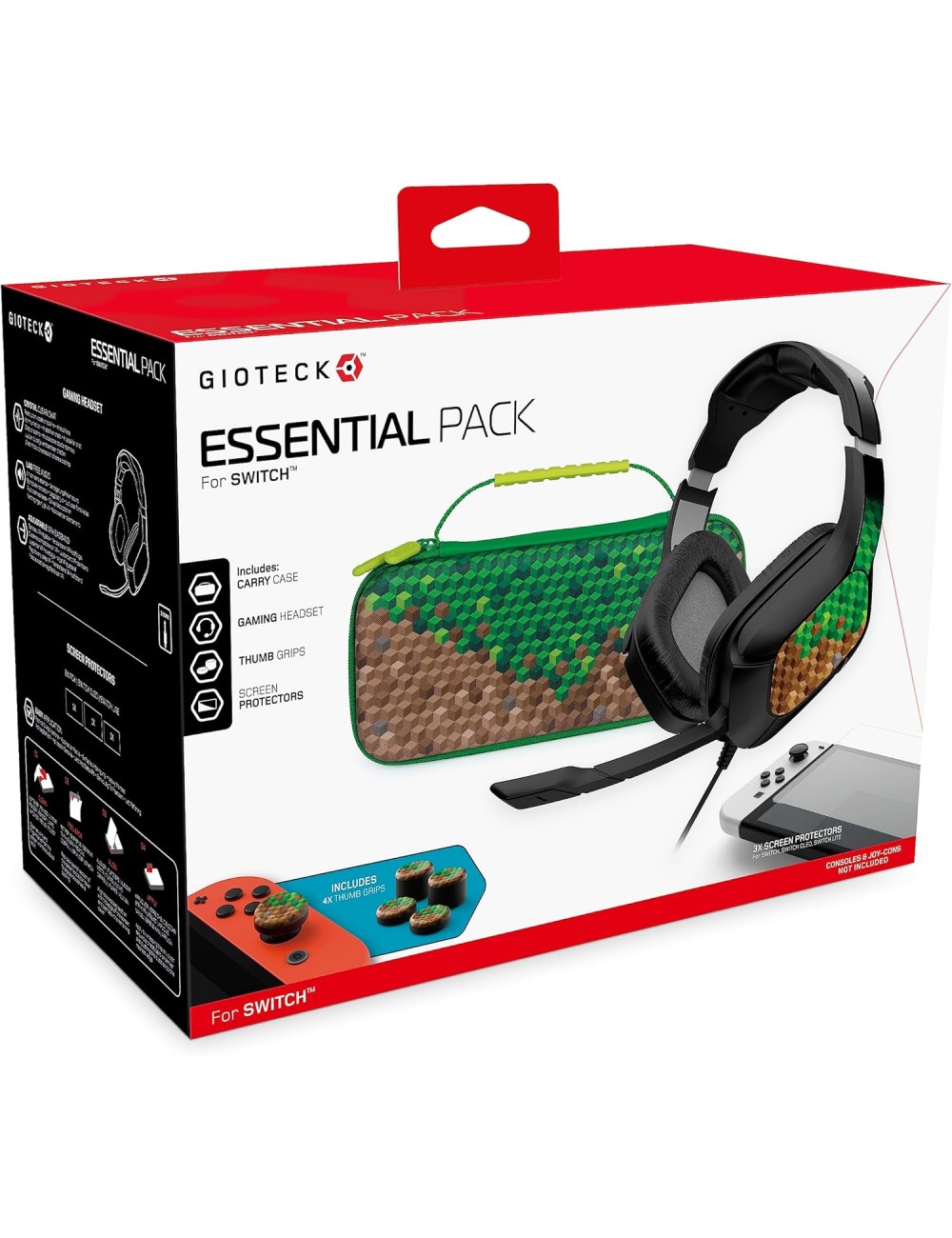 Gioteck Nintendo Switch Essential Pack - Cube