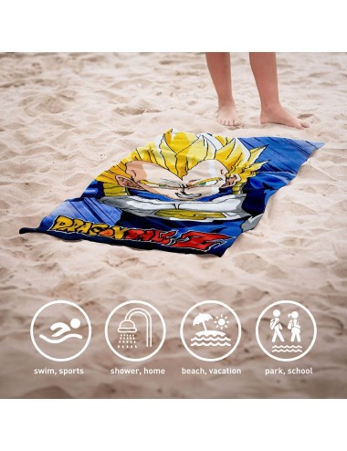Toalha de Praia de Microfibra - Dragon Ball Z: Vegeta