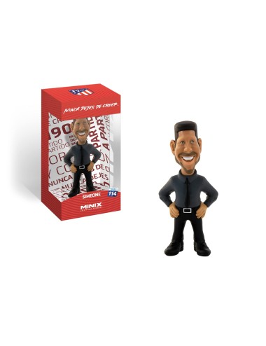 Minix - Football Stars 114 - Figura PVC 12 cm - Atletico Madrid - Simeone