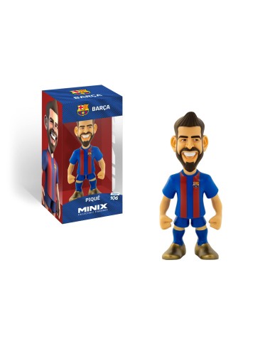 Minix - Football Stars 106 - Figura PVC 12 cm - FC Barcelone - Piqué 3