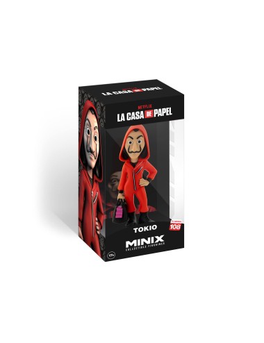 Minix - TV Series 108 - Figura PVC 12 cm - La Casa de Papel - Tokyo com Máscara