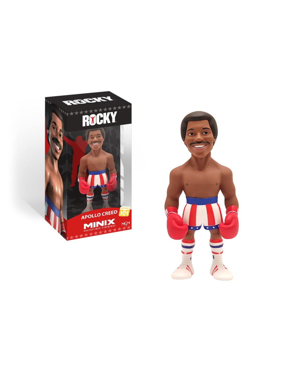 Minix - Movies 101 - Figura PVC 12 cm - Rocky - Apollo Creed