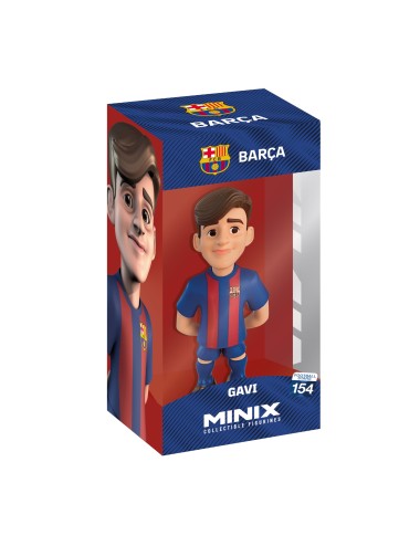 Minix - Football Stars  - Figura PVC 12 cm - FC Barcelone - Gavi 6