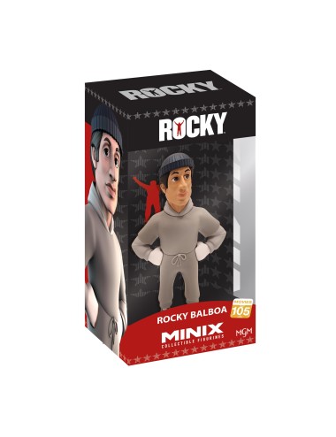 Minix - Movies 105 - Figura PVC 12 cm - Rocky - Rocky Balboa en tenue d'entrainement