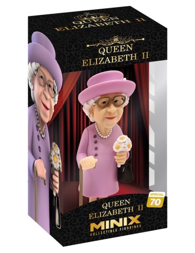 Minix - Celebrity 70 - Figura PVC 12 cm - Reine Elizabeth II