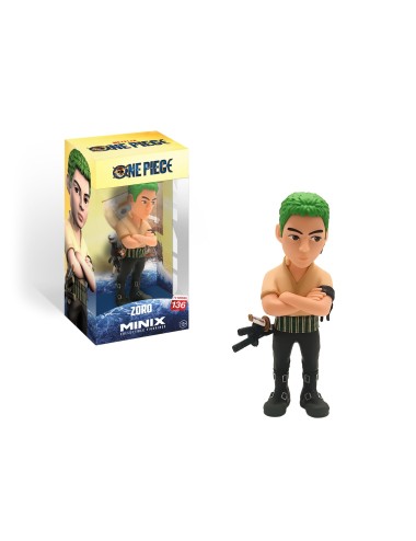 Minix - Anime 136 - Figura PVC 12 cm - One Piece - Zoro Roronoa