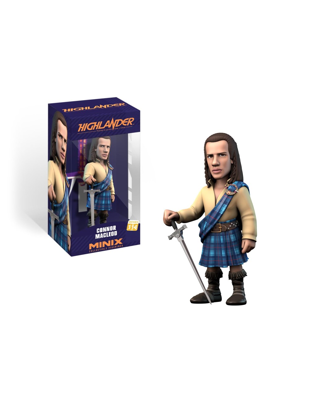 Minix - Entertainment 114 - Figura PVC 12 cm - Highlander - Connor Macleod