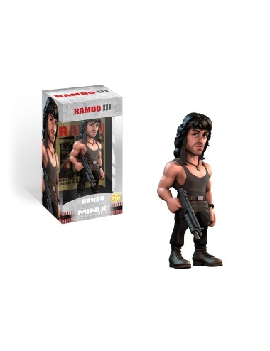 Minix - Movies 110- Figura PVC 12 cm - Rambo - Rambo en t-shirt