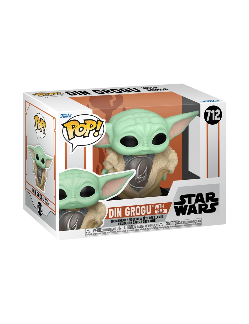 Figura Funko POP Star Wars: The Mandalorian S10– Grogu(Armor)?