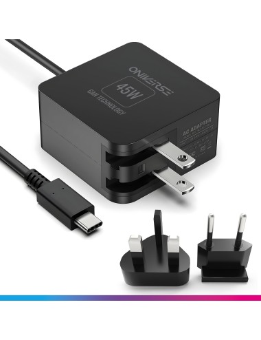 Oniverse - International Fast Charger 45W Black (Switch - Steam Deck - Android - Pc)